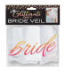 Glitterati Bride Veil - White Image