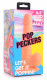 Pop Pecker 6.5 Inch Dildo With Balls - Light Image