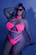 Lights Off Bralette and Panty - Queen - Neon Pink Image