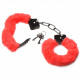 Cuffed in Fur Furry Handcuffs - Red Image