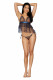 Babydoll and Panty Set - One Size - Nocturnal Blue Image