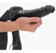 Hollow Strap-on Without Balls 8 Inch - Black Image