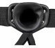 Hollow Strap-on Without Balls 8 Inch - Black Image