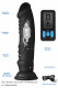 E-Stim and Vibrating Dildo With Remote - Black Image