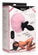 Waggerz Moving and Vibrating Bunny Tail Anal Plug  - Pink Image