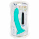 Ergo Super Flexi III Dong Soft and Flexible Liquid Silicone With Vibrator - Teal Image