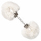 Ultra Fluffy Furry Cuffs - White Image