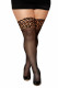 Leopard Top Thigh High - Queen Size - Leopard Black Image