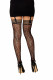 Leopard Thigh High - One Size - Black Image