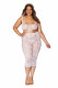 Bralette and Slip Skirt - Queen Size - White Image