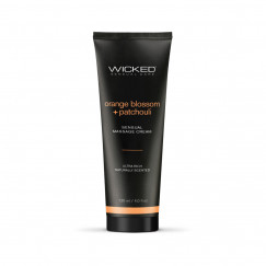 Orange Blossom and Patchouli - Scented Sensual Massage Cream - 4 Oz