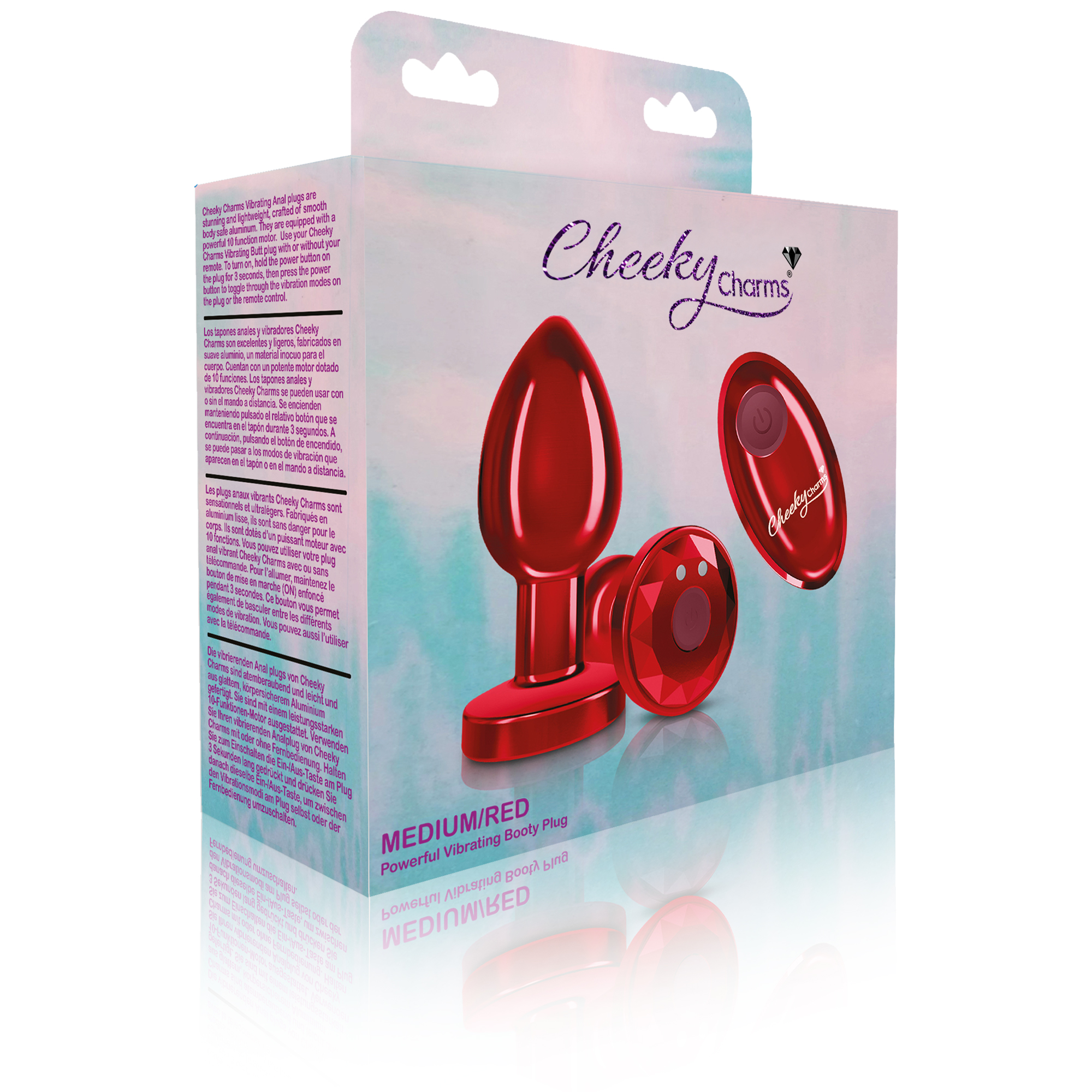 Cheeky Gems 3 Pc Plug Set - Purple