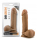 Dr. Skin - Dr. William - 8 Inch Dildo With Balls - Tan Image