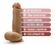 Dr. Skin - Dr. Paul - 7.25 Inch Dildo With Balls - Tan Image