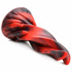 Hell Kiss Twisted Tongues Silicone Dildo - Red Image