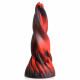 Hell Kiss Twisted Tongues Silicone Dildo - Red Image