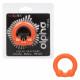 Alpha Liquid Silicone Dual Ball Ring - Orange Orange Image
