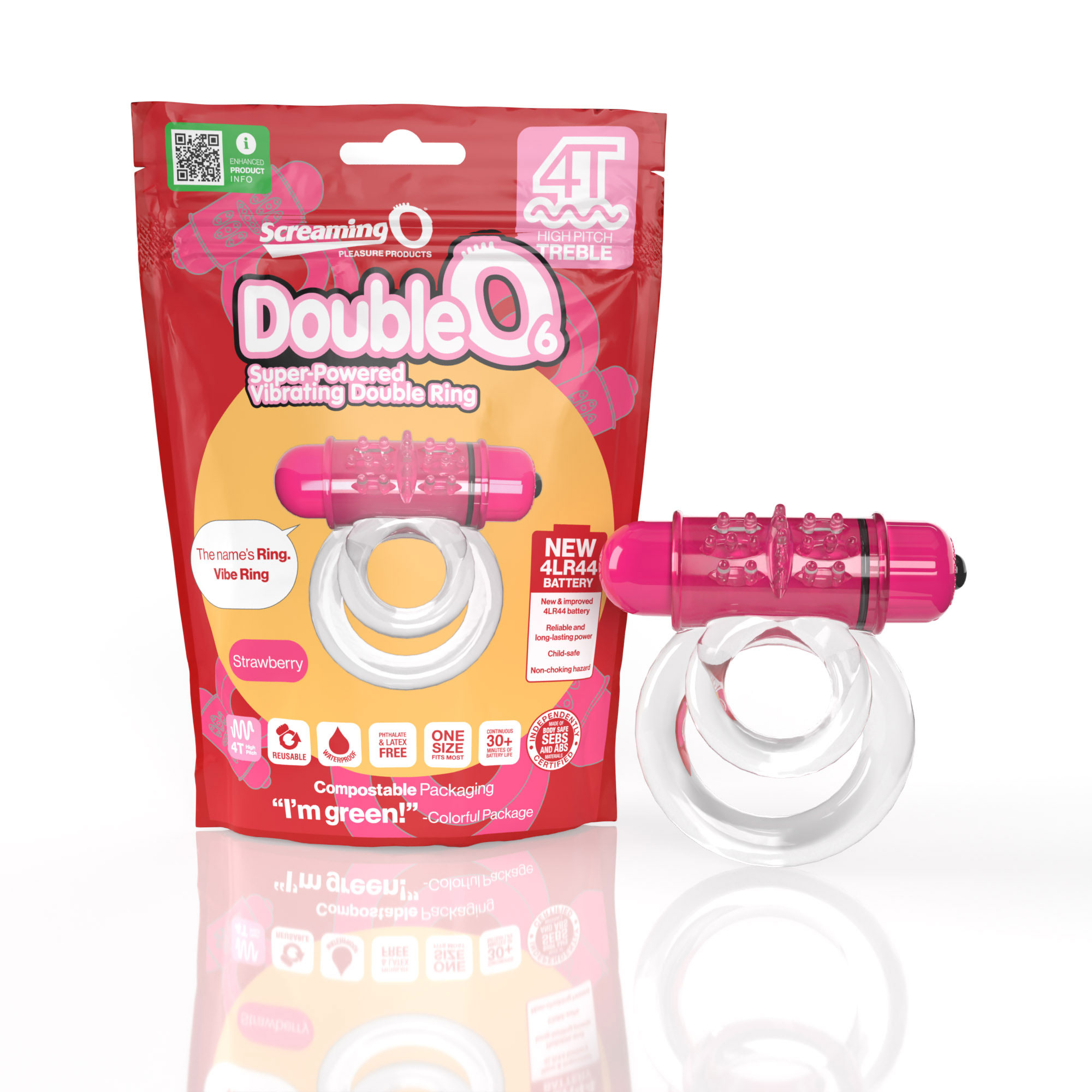 Screaming O Double O6 Super-Powered Vibrating Ring So-4Td6-St