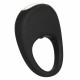 Silicone Rechargeable Pleasure Ring - Black - Black Image