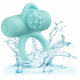 Silicone Rechargeable Nubby Lover's Delight - Blue Image