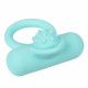 Silicone Rechargeable Nubby Lover's Delight - Blue Image