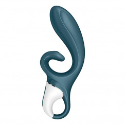 Hug Me - Rabbit Vibrator - Grey/blue