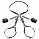 Bondage Harness With Bows - Medium/large - Black Image