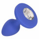 Cheeky Gems - Medium Rechargeable Vibrating Probe  - Blue Image