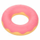 Naughty Bits Dickin’ Donuts Silicone Donut Cock  Ring - Pink Image