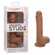 Dual Density Silicone Studs 5 Inch - Brown Image