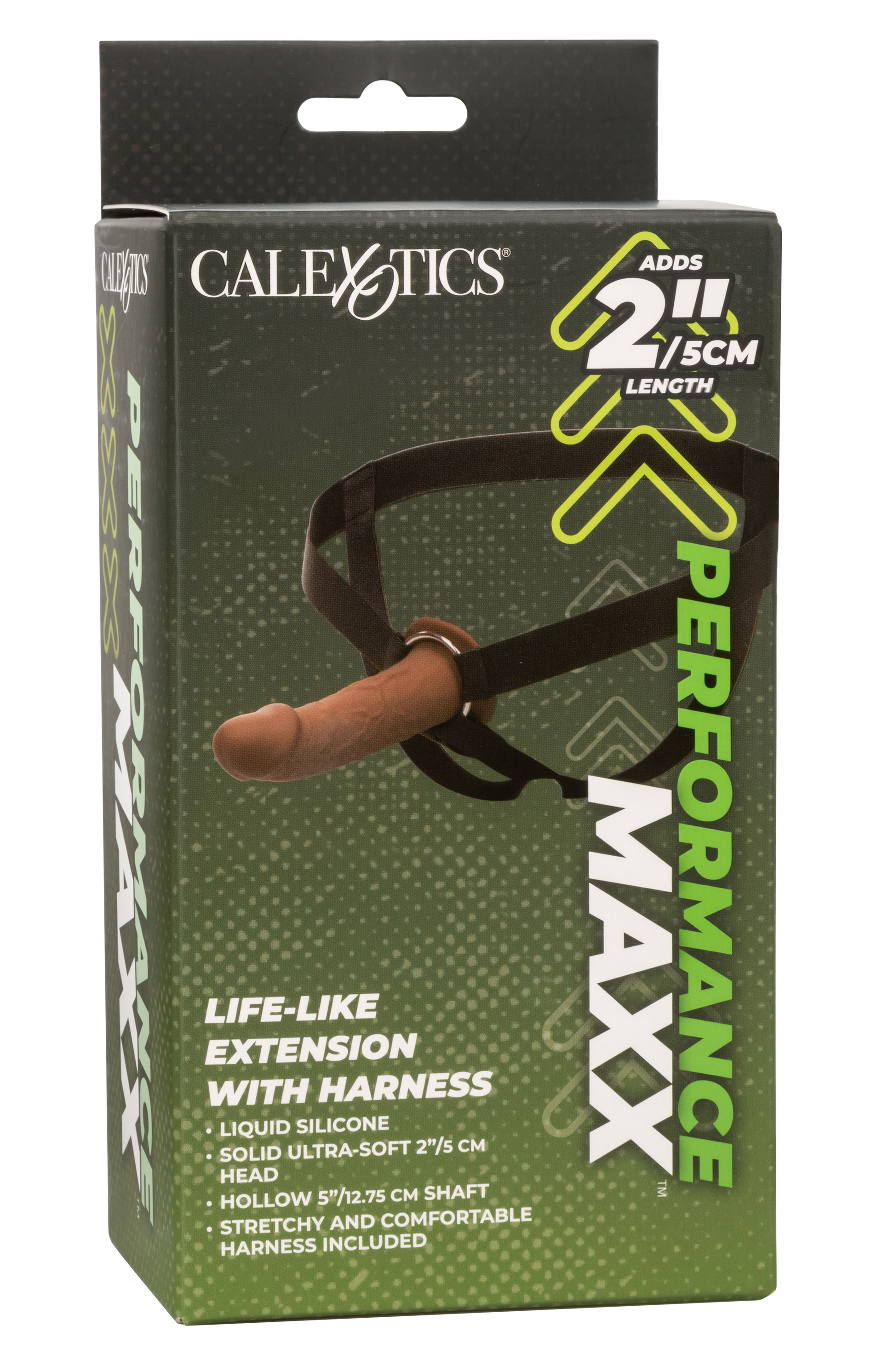 Calexotics Performance Maxx Life-Like Extension With Harness - Brown
