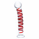 10 Inch Mr. Swirly Dildo - Red/clear Image