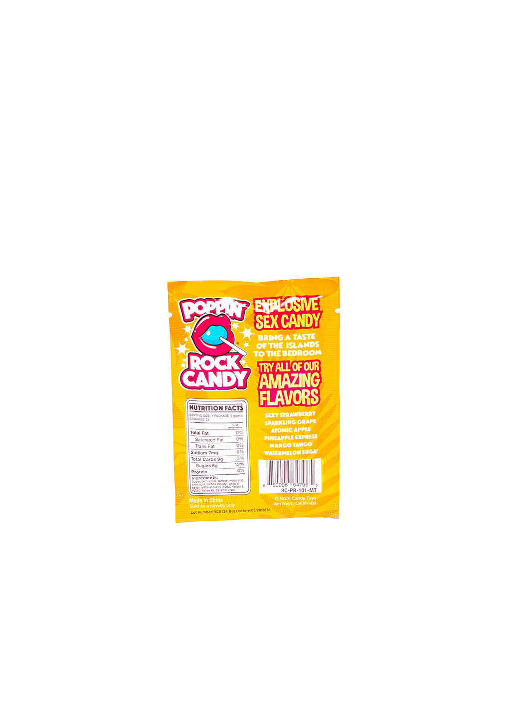 Poppin' Rock Candy Mango Tango Explosive Sex Hp-Rc-Pr