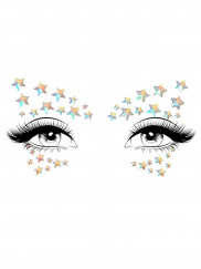 Celeste Glow in the Dark Face Jewels Sticker