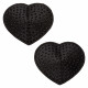 Radiance Heart Pasties - Black Image