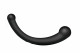 10x Vibra-Crescent Silicone Dual Ended Dildo -  Black Image