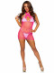 Summer Dreamz Net Mini Dress - One Size - Pink Image