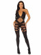 Feels Like Love Opaque Bodystocking - One Size -  Black Image