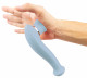 Destiny 15-Function Rechargeable Vibrating -  Suction Wand - Blue Image