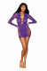 Seamless Chemise - One Size - Violet Image