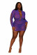 Seamless Chemise - Queen Size - Violet Image