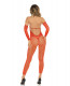 Laced With You 2 Pc Bodystocking - One Size - Red Image