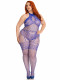 All About You Bodystocking - 1x/2x - Blue Image
