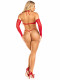 3 Pc Heart Net Set - One Size - Red Image