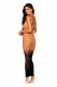 Bodystocking Gown - One Size - Black/copper Image