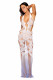 Bodystocking Gown - One Size - White/hydrangea Image