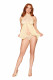 Babydoll and G-String - One Size - Daffodil Image