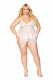 Babydoll and G-String - Queen Size - White Image
