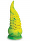 Alien Nation Octopod Silicone Rechargeable  Vibrating Creature Dildo - Yellow and Green Image