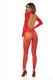 Mad Love Bodystocking - One Size - Red Image